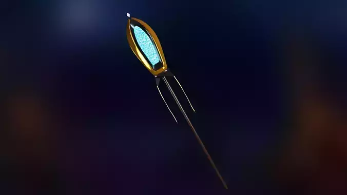 PBR Glowing Mage Staff