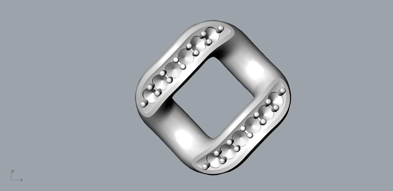 Chain Bracelets 16 3D print model_6