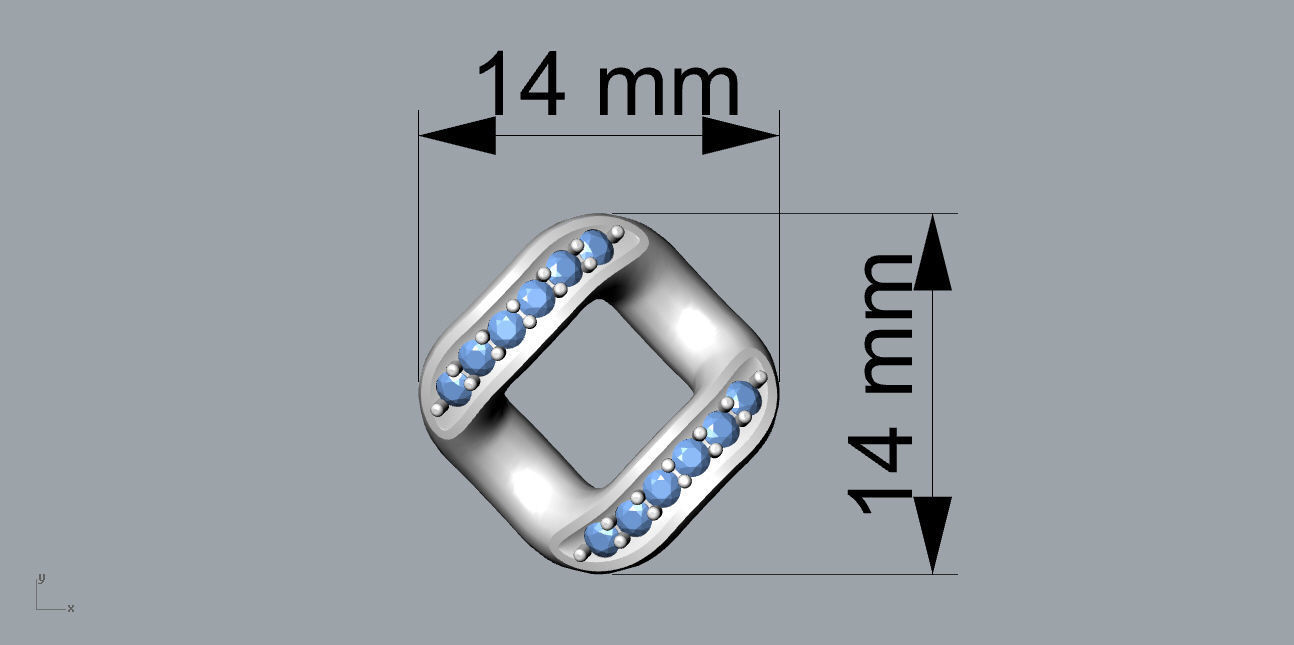 Chain Bracelets 16 3D print model_7