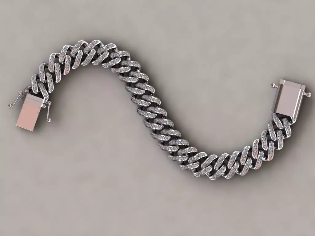 Chain Bracelets 16 3D print model_0