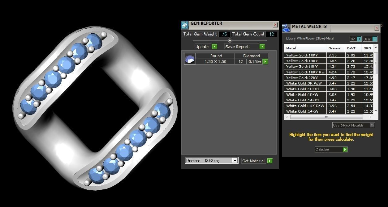 Chain Bracelets 16 3D print model_12