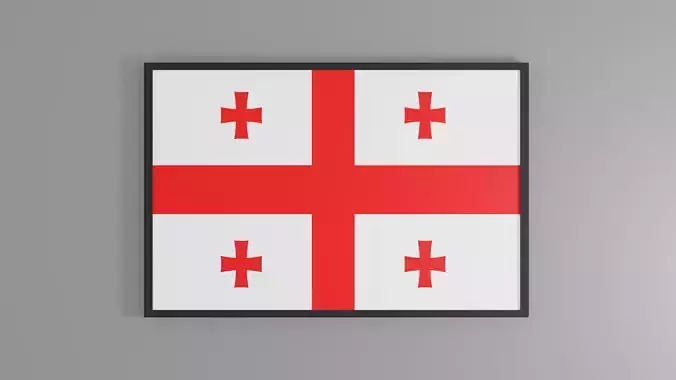 Georgian Flag Picture Frame