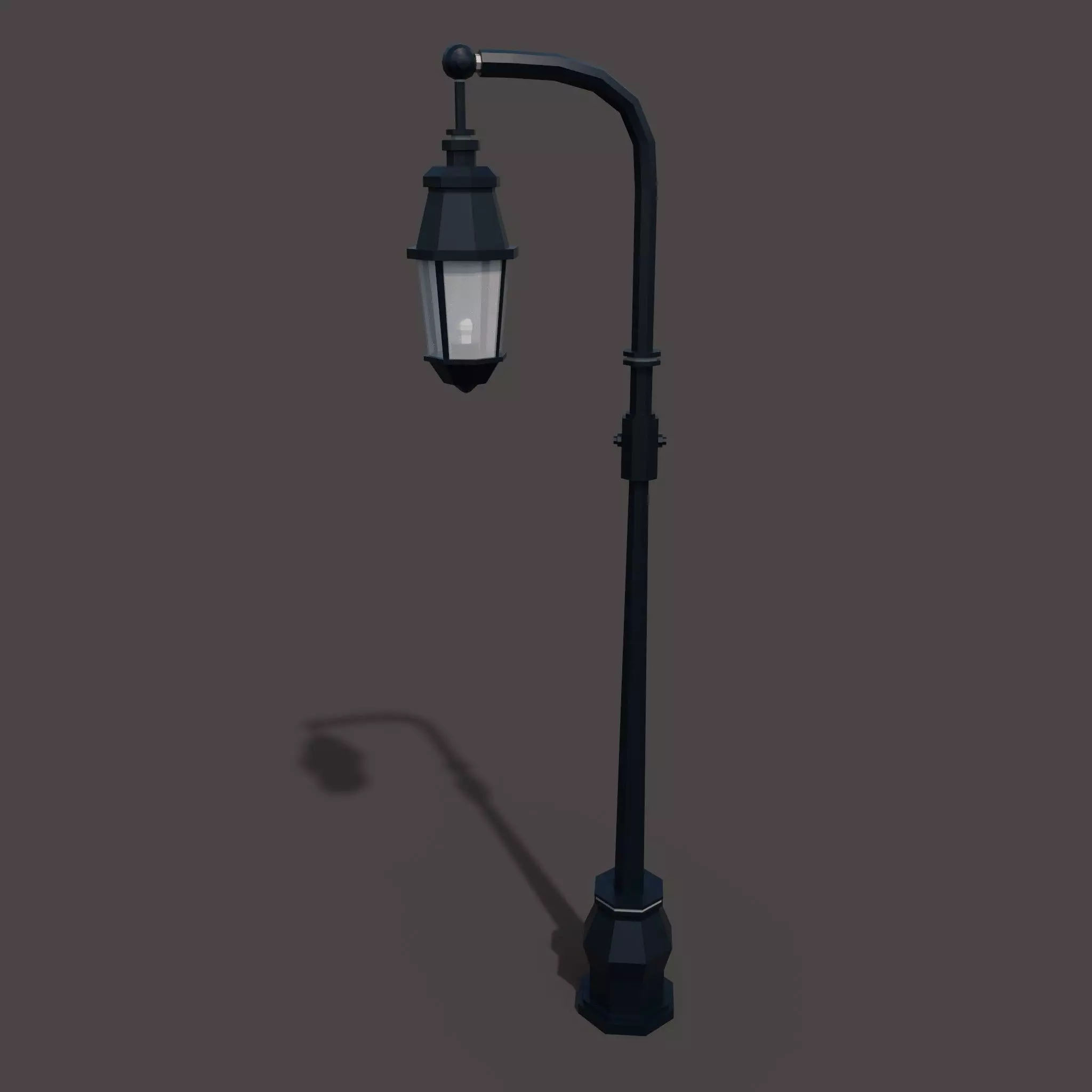 Light Pole Free low-poly 3D model_0