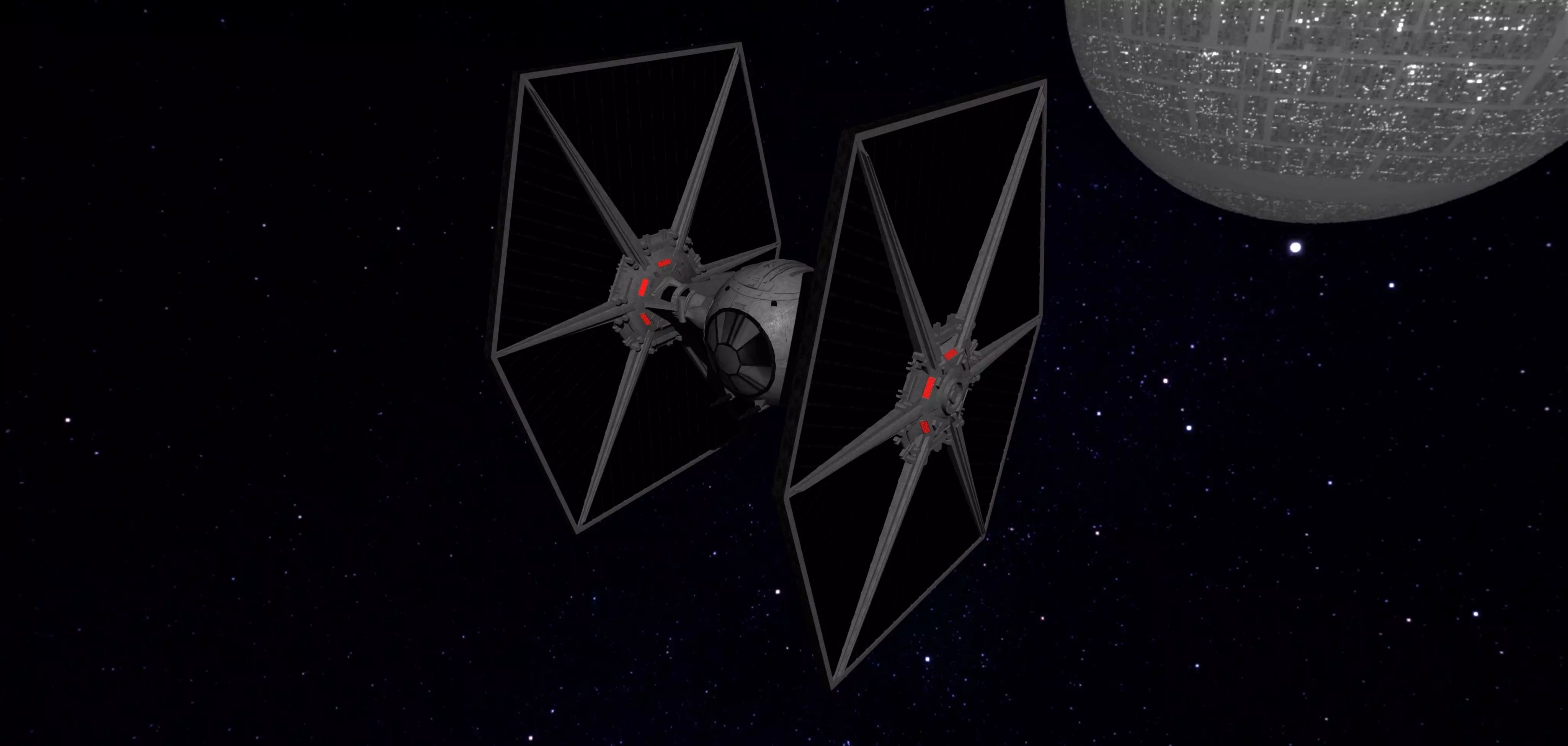 STAR WARS - TIE FIGHTER Low-poly 3D model_0