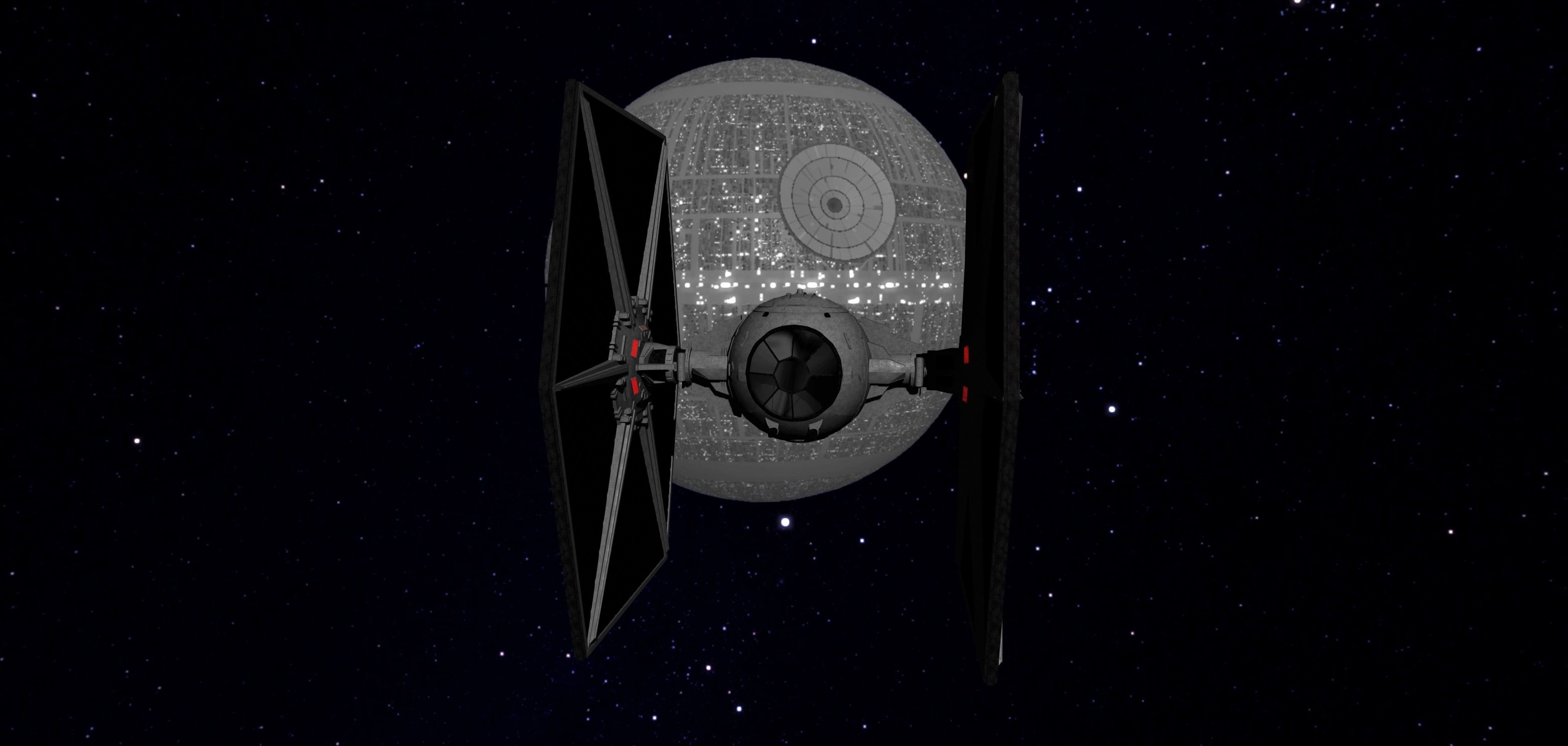 STAR WARS - TIE FIGHTER Low-poly 3D model_2