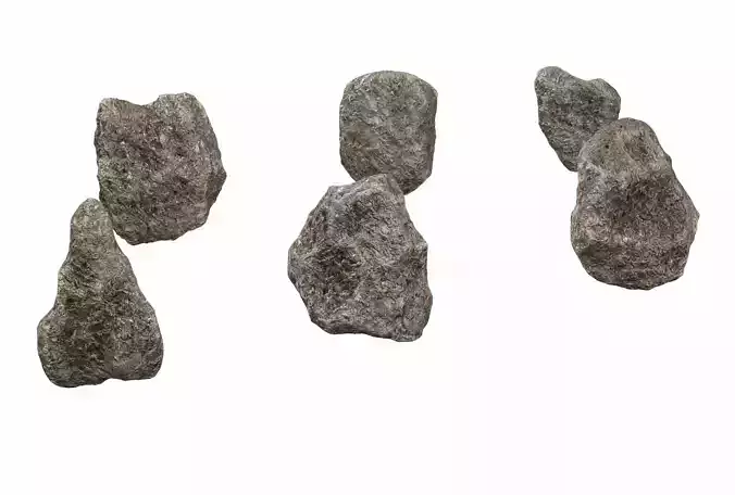 Rocks with minerals PBR