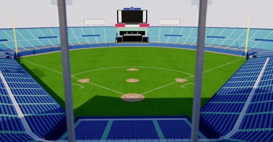 Meiji Jingu Stadium - Tokyo Japan 3D model_7