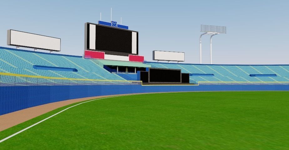 Meiji Jingu Stadium - Tokyo Japan 3D model_6
