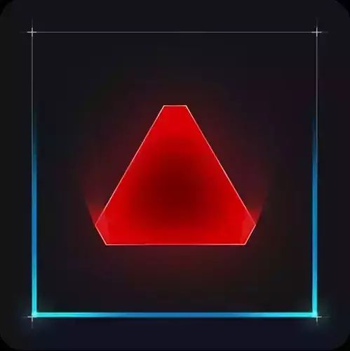 Phantoms triangle icon 3D model