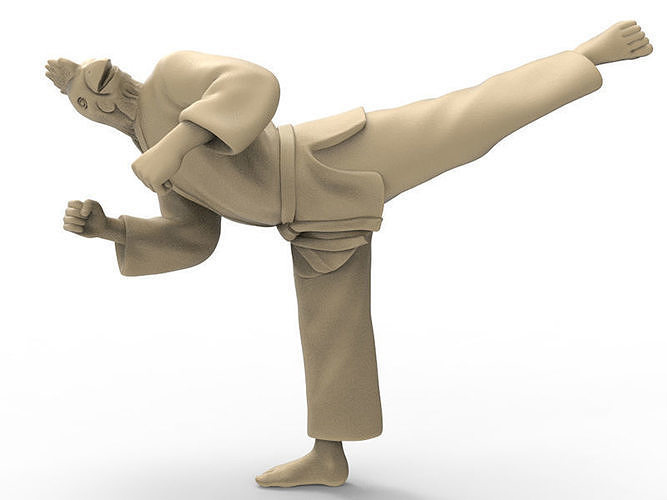 Chicken back kick  3D print model