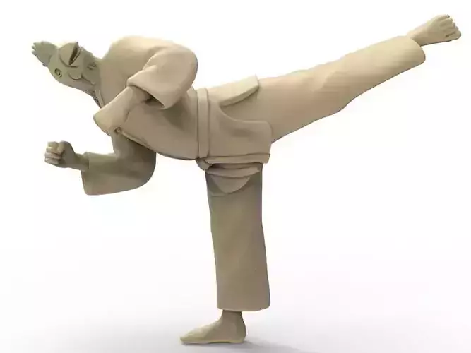 Chicken back kick  3D print model