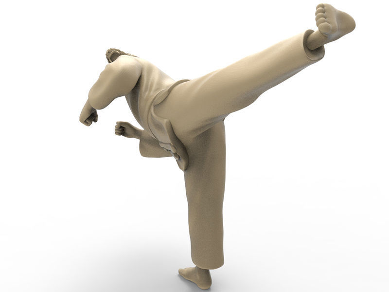 Dragon Back Kick 3D print model_1