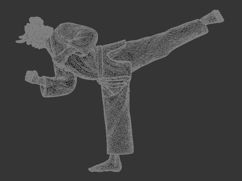 Dragon Back Kick 3D print model_8