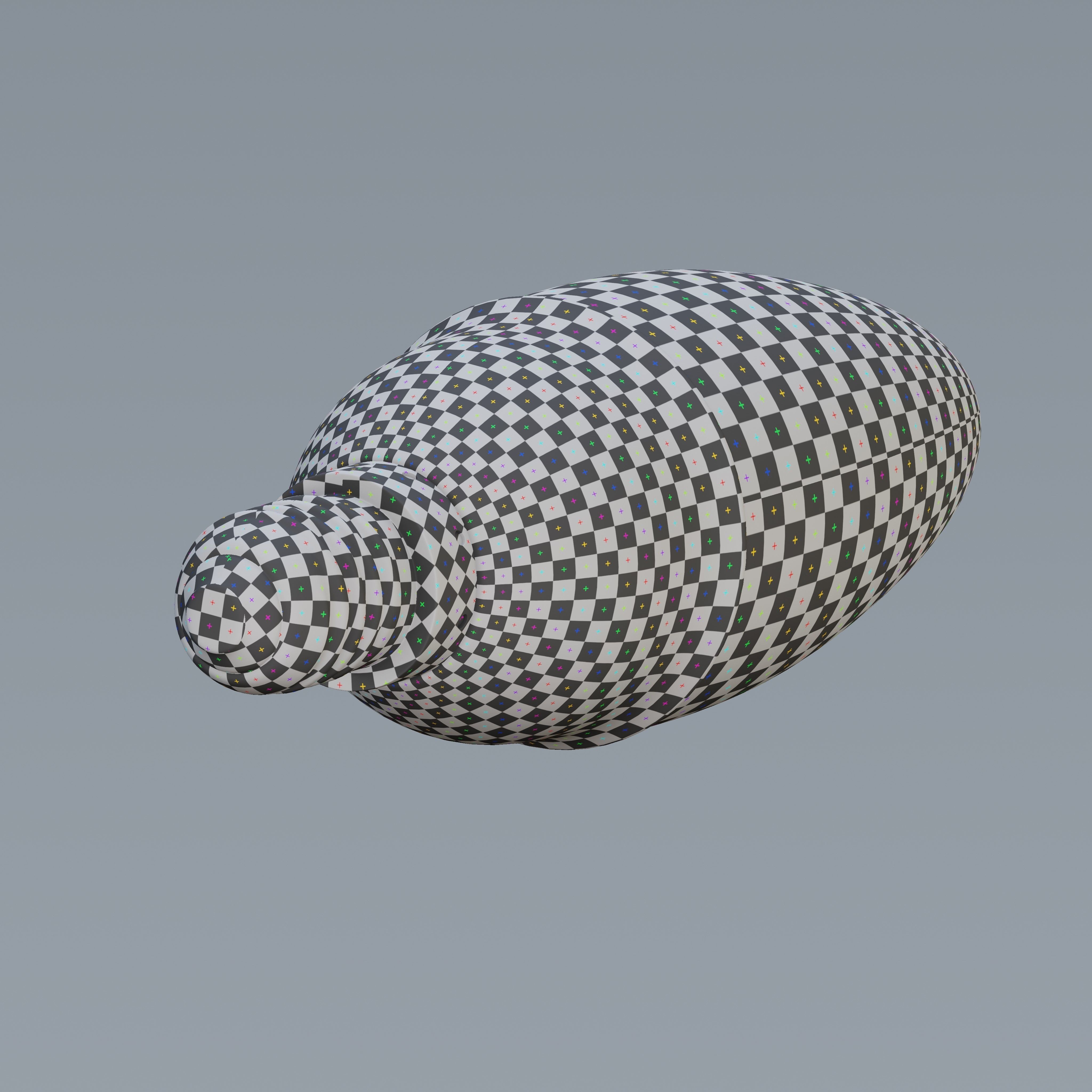 LED Candle Plain Bulb Low-poly 3D model_9