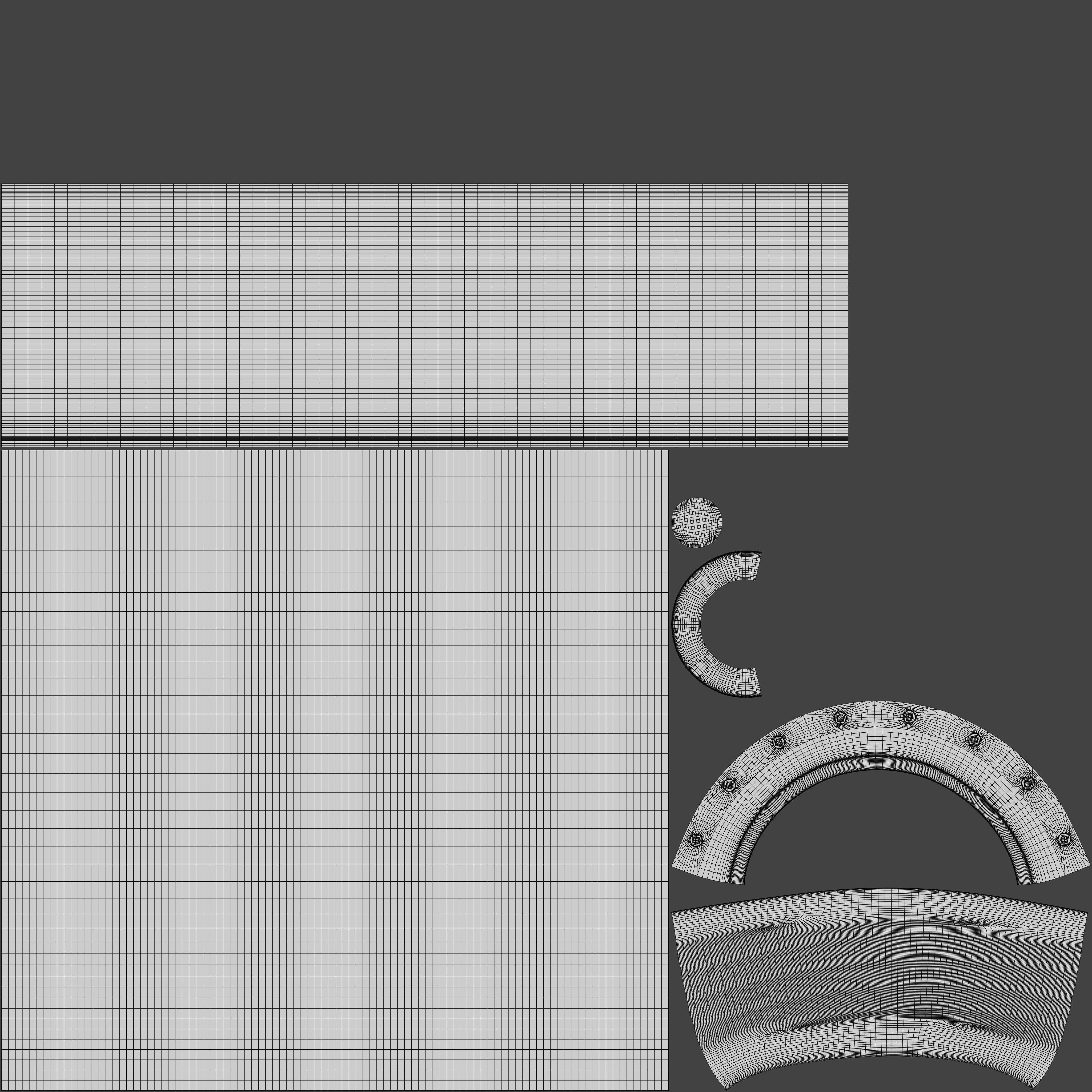 LED Candle Plain Bulb Low-poly 3D model_10