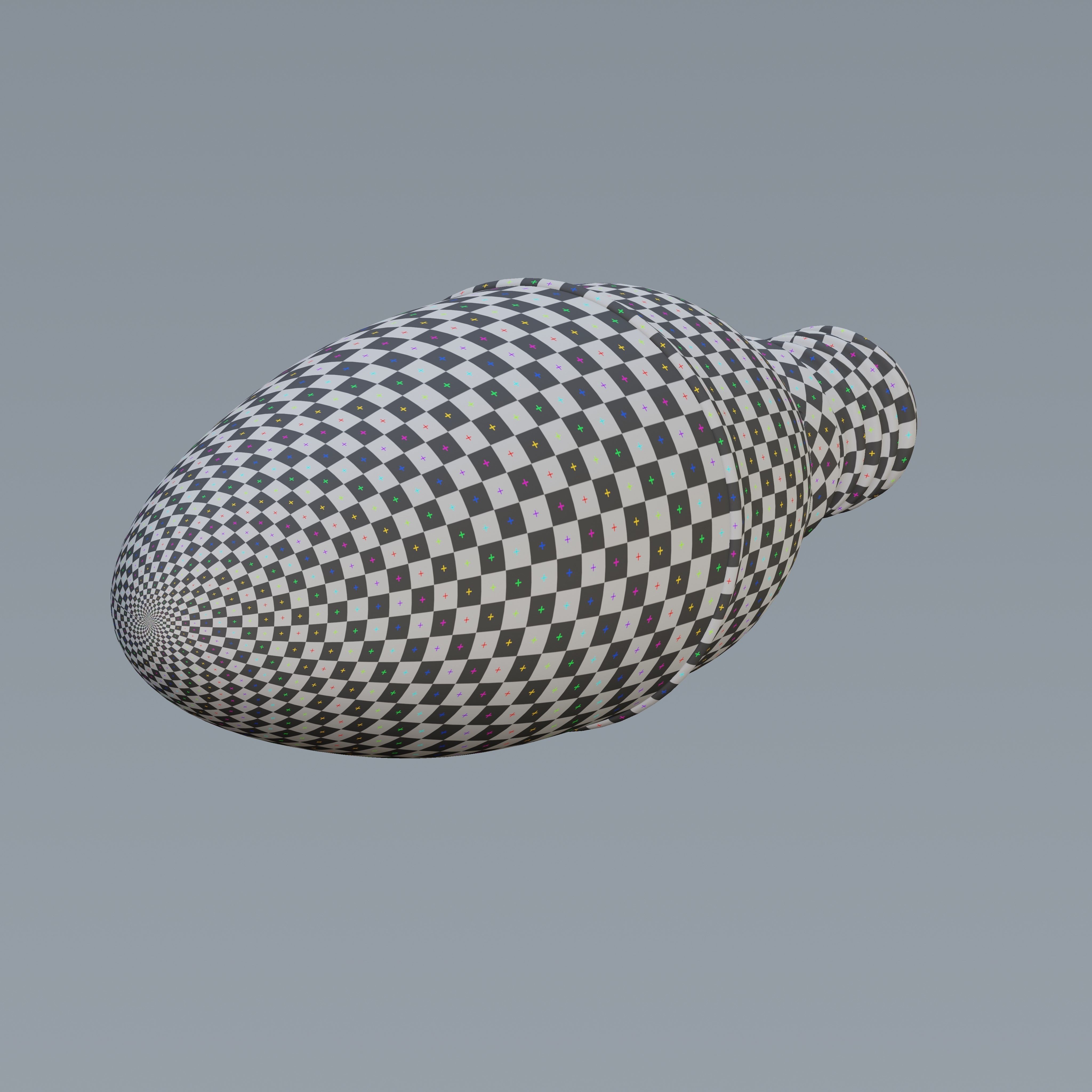 LED Candle Plain Bulb Low-poly 3D model_8