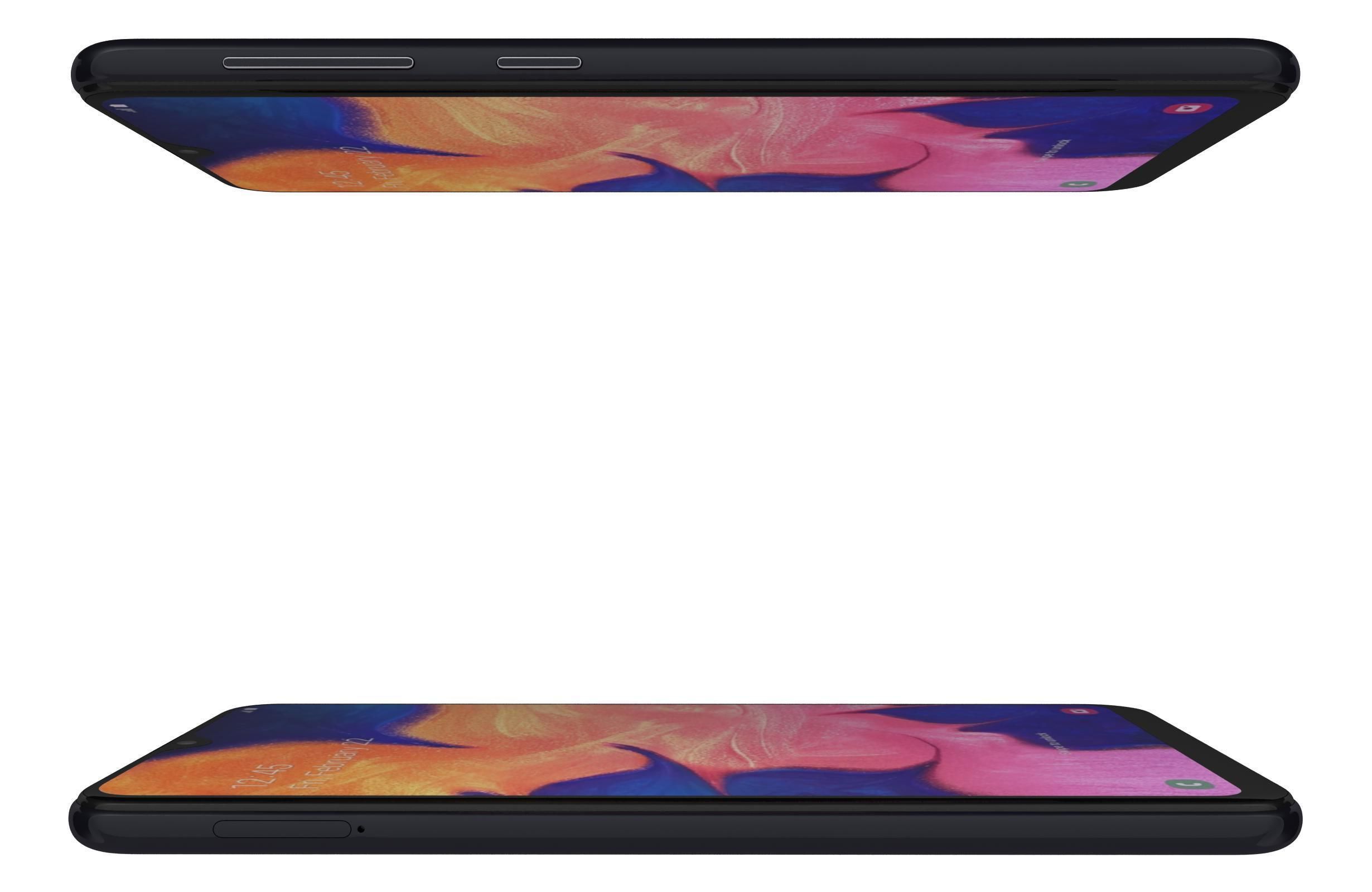 Samsung Galaxy A10 Black 3D model_5