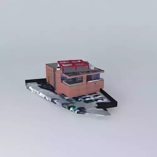 Yakitori house on boat