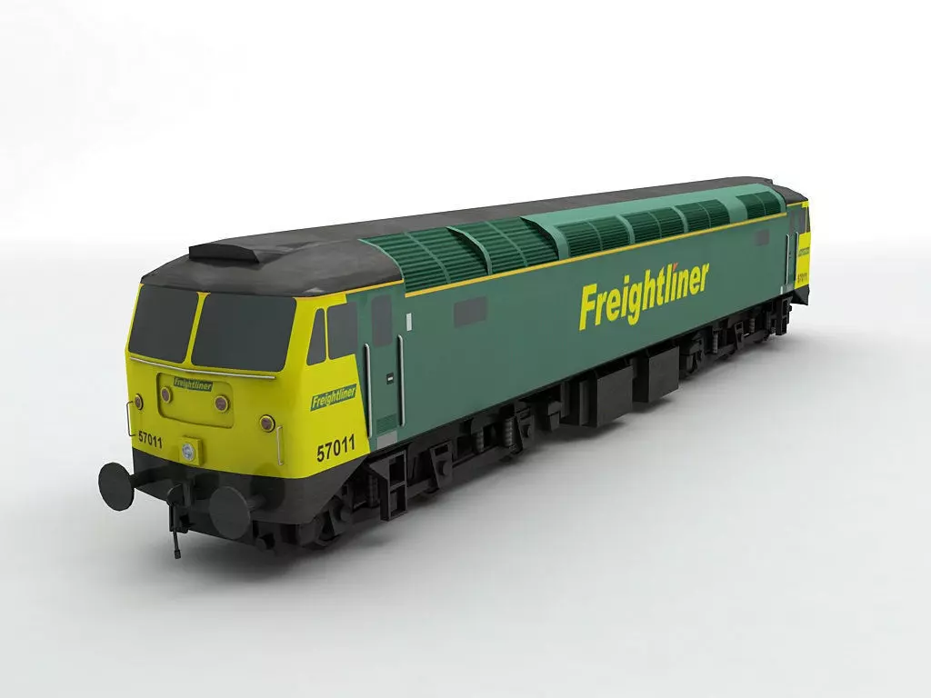 Class 57 Locomotive Freightliner Low-poly 3D model