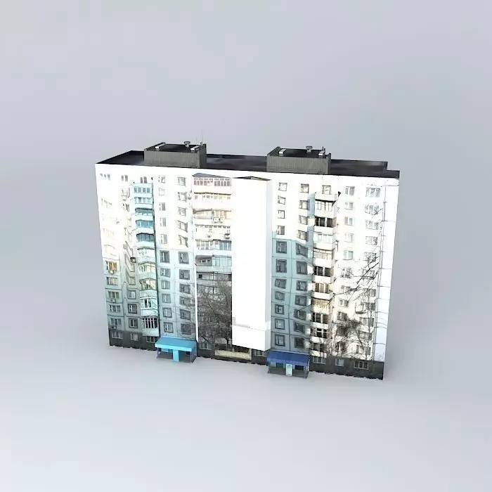 Residential house on a country 37 Free 3D model