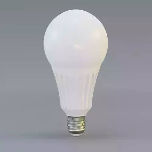 Energy Saver carved round bulb