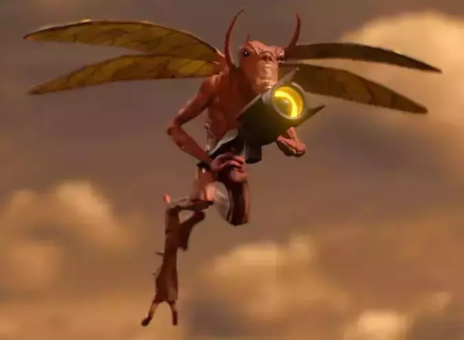 Geonosian soldier 3D model