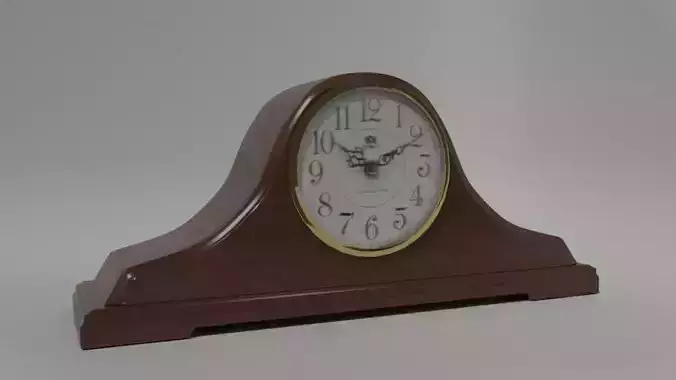 Antique Mantle Clock 3D model