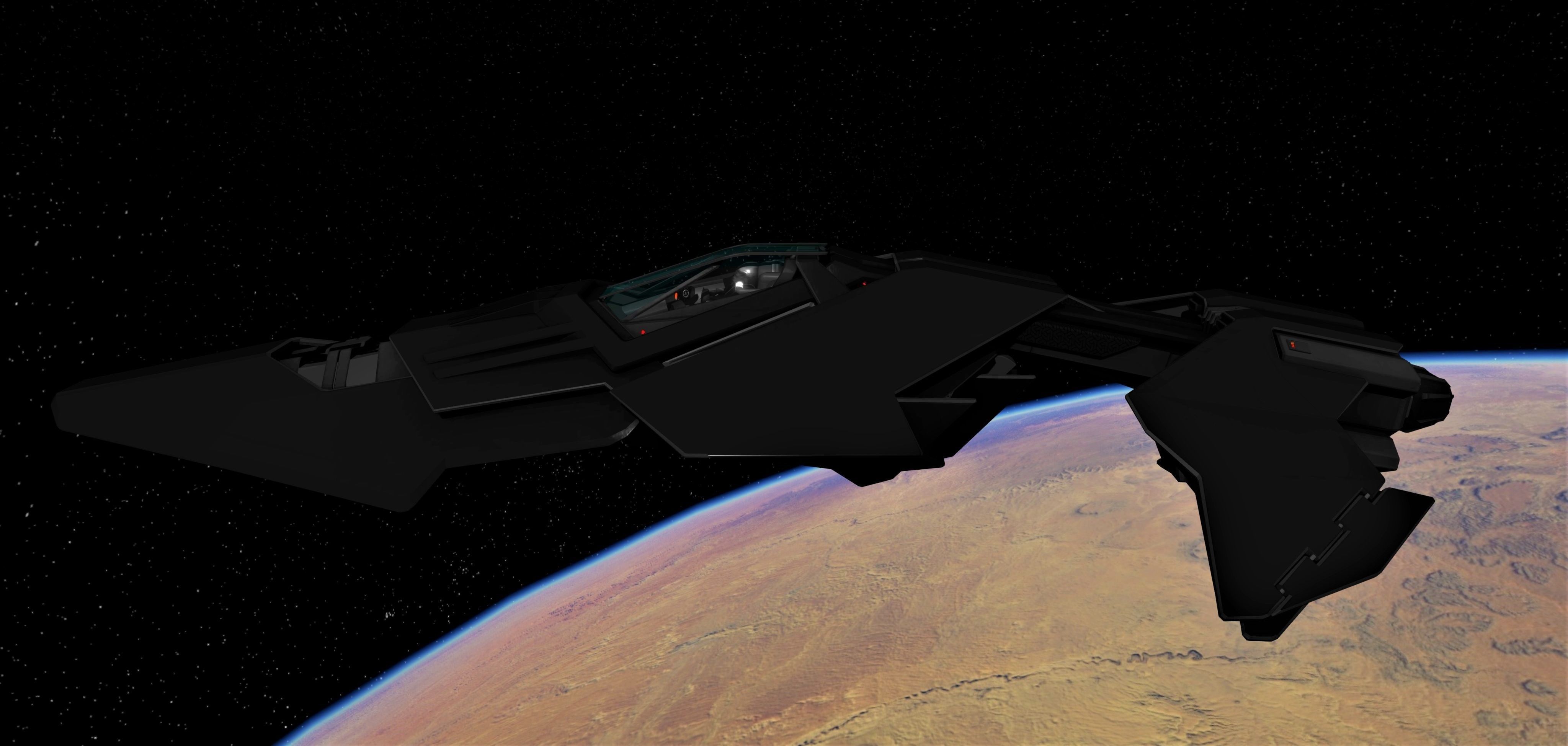 WIPE OUT - SYSTEMS F SPACE FIGHTER Low-poly 3D model_6