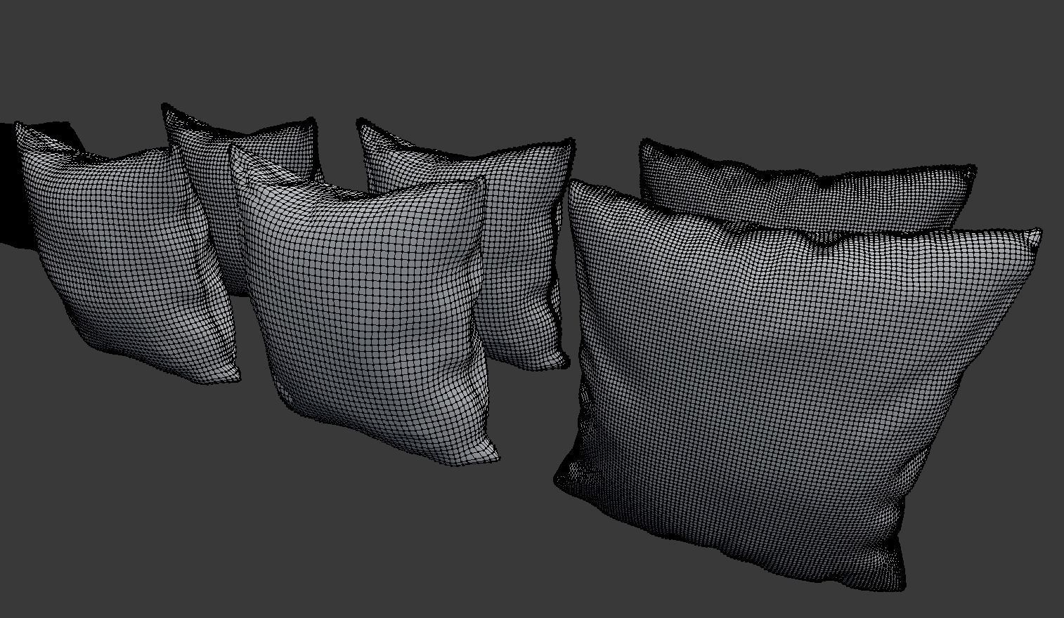Solid Pillow Set 3D model_13
