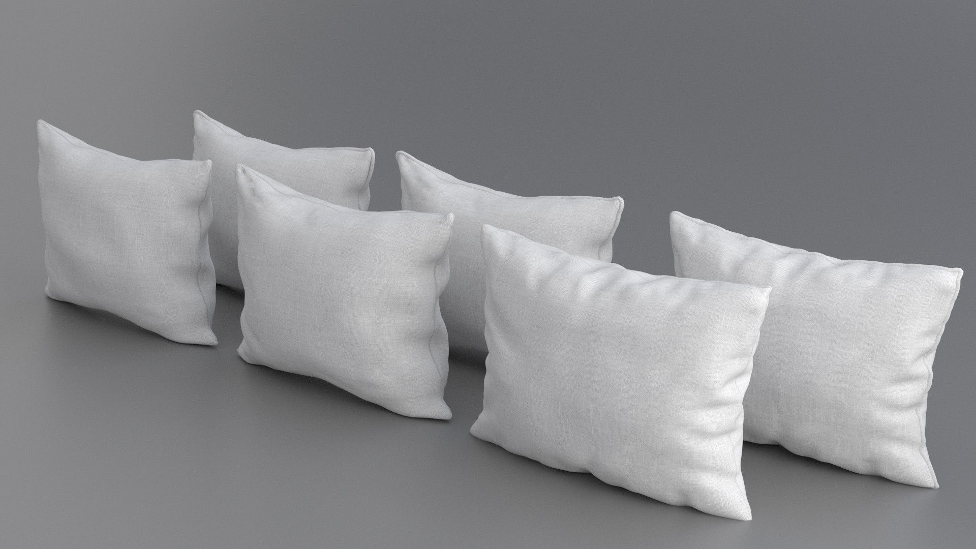 Solid Pillow Set 3D model_5