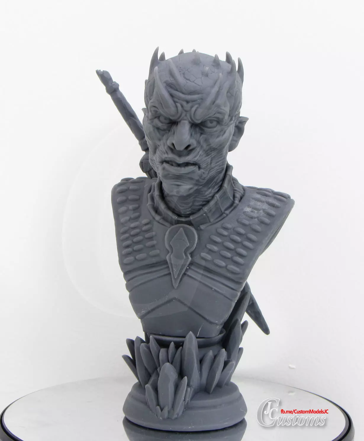 Night King Bust - Ready to Print STL for resin printers 3D print model_0
