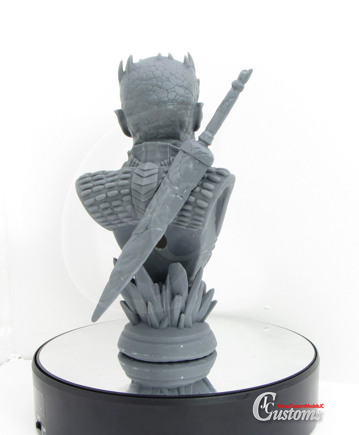 Night King Bust - Ready to Print STL for resin printers 3D print model_8
