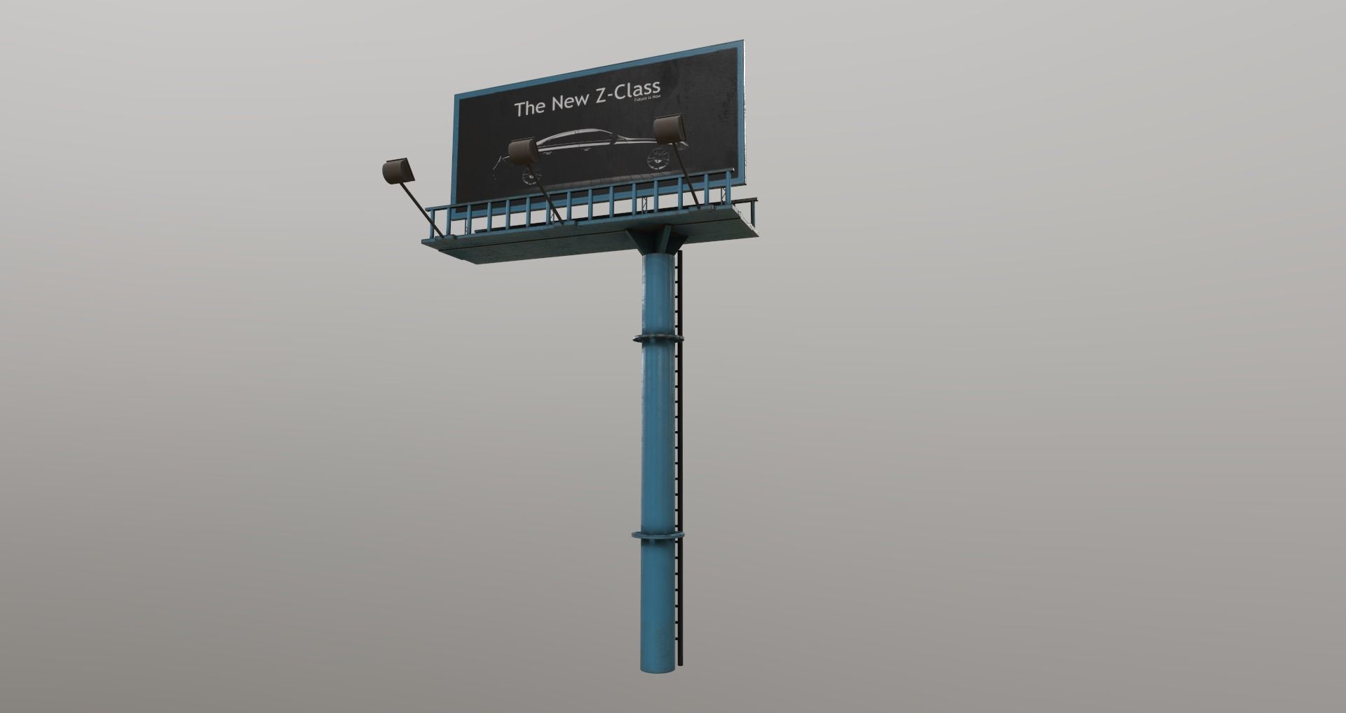 Low-Poly Train Bridge Pack Low-poly 3D model_13