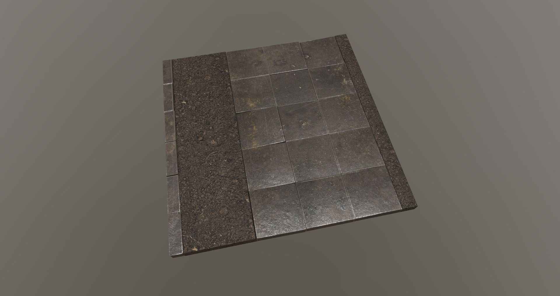 Low-Poly Train Bridge Pack Low-poly 3D model_29