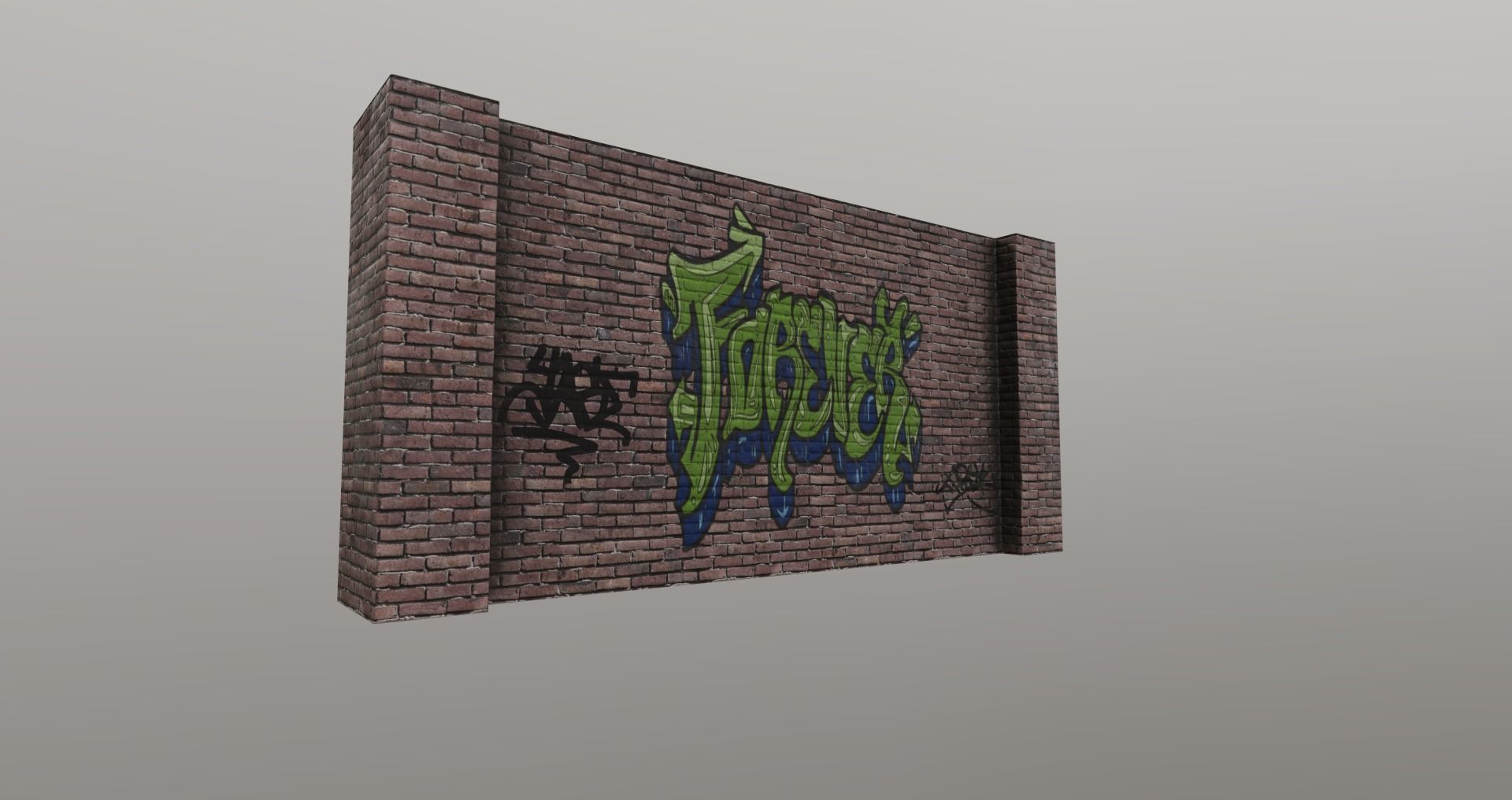 Low-Poly Train Bridge Pack Low-poly 3D model_16