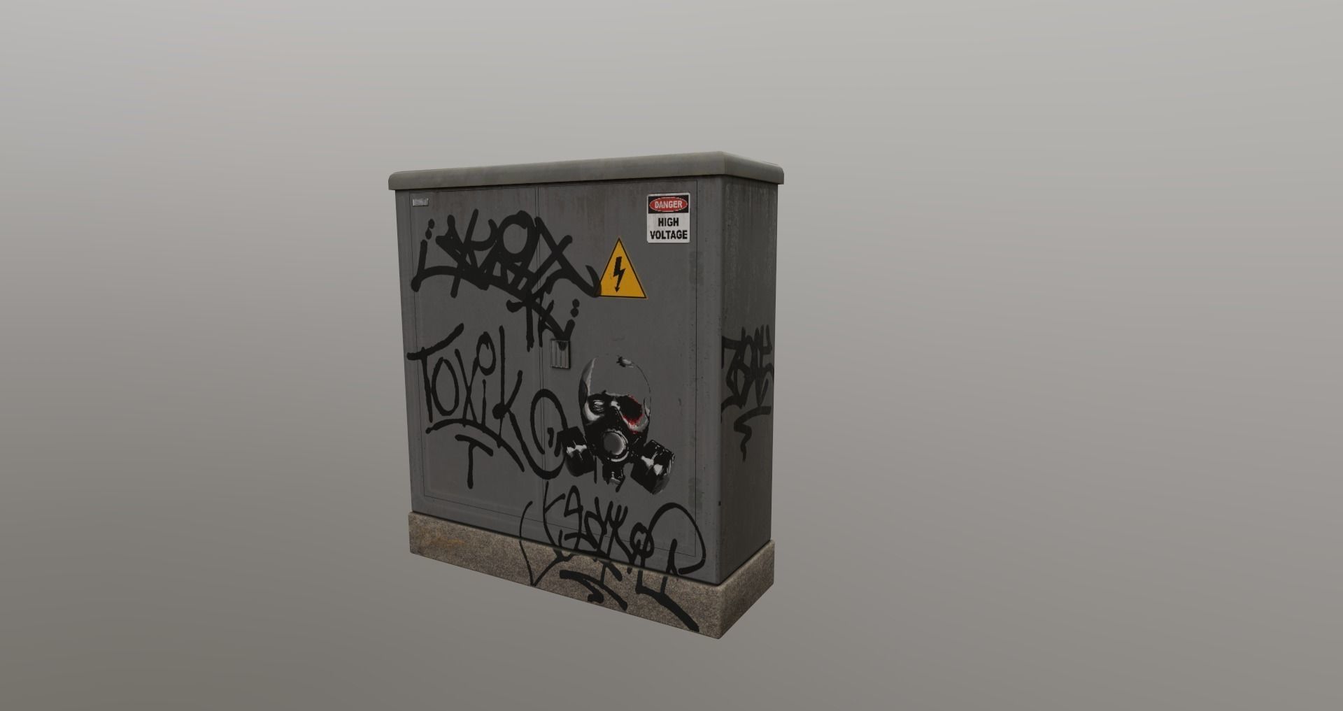 Low-Poly Train Bridge Pack Low-poly 3D model_22