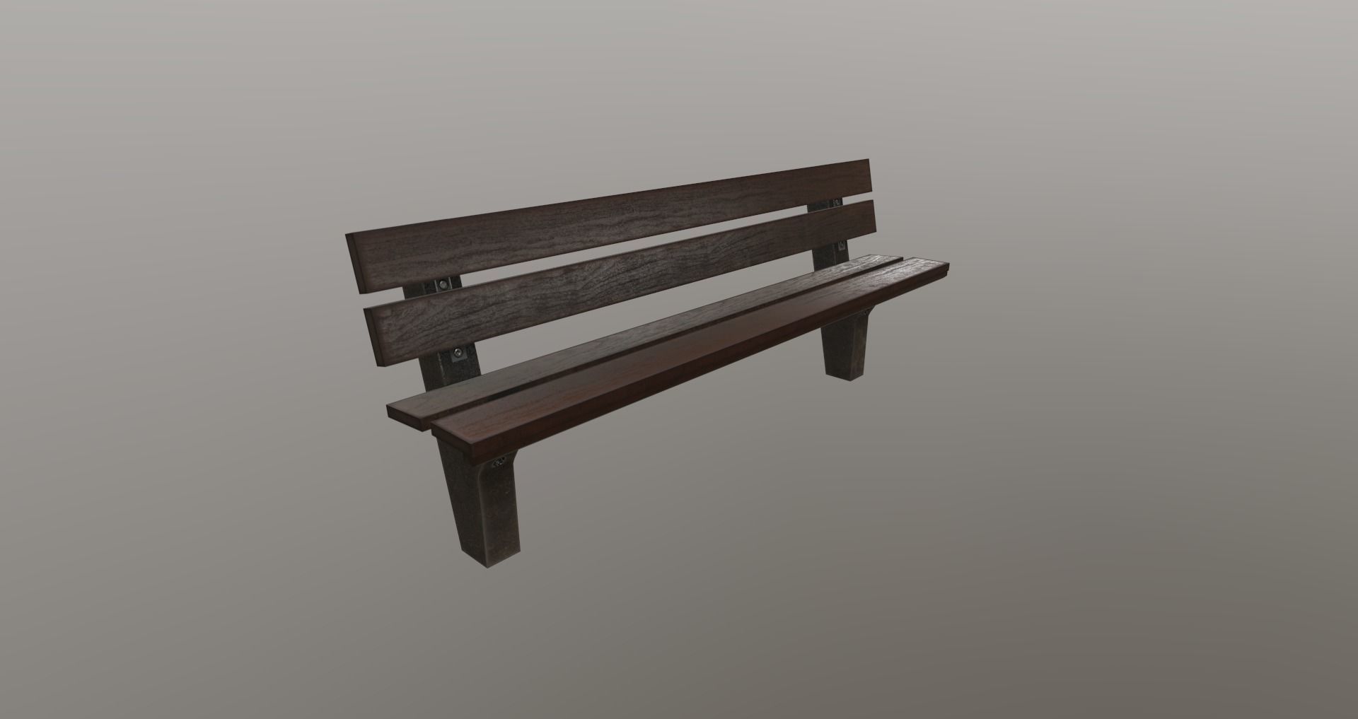 Low-Poly Train Bridge Pack Low-poly 3D model_6