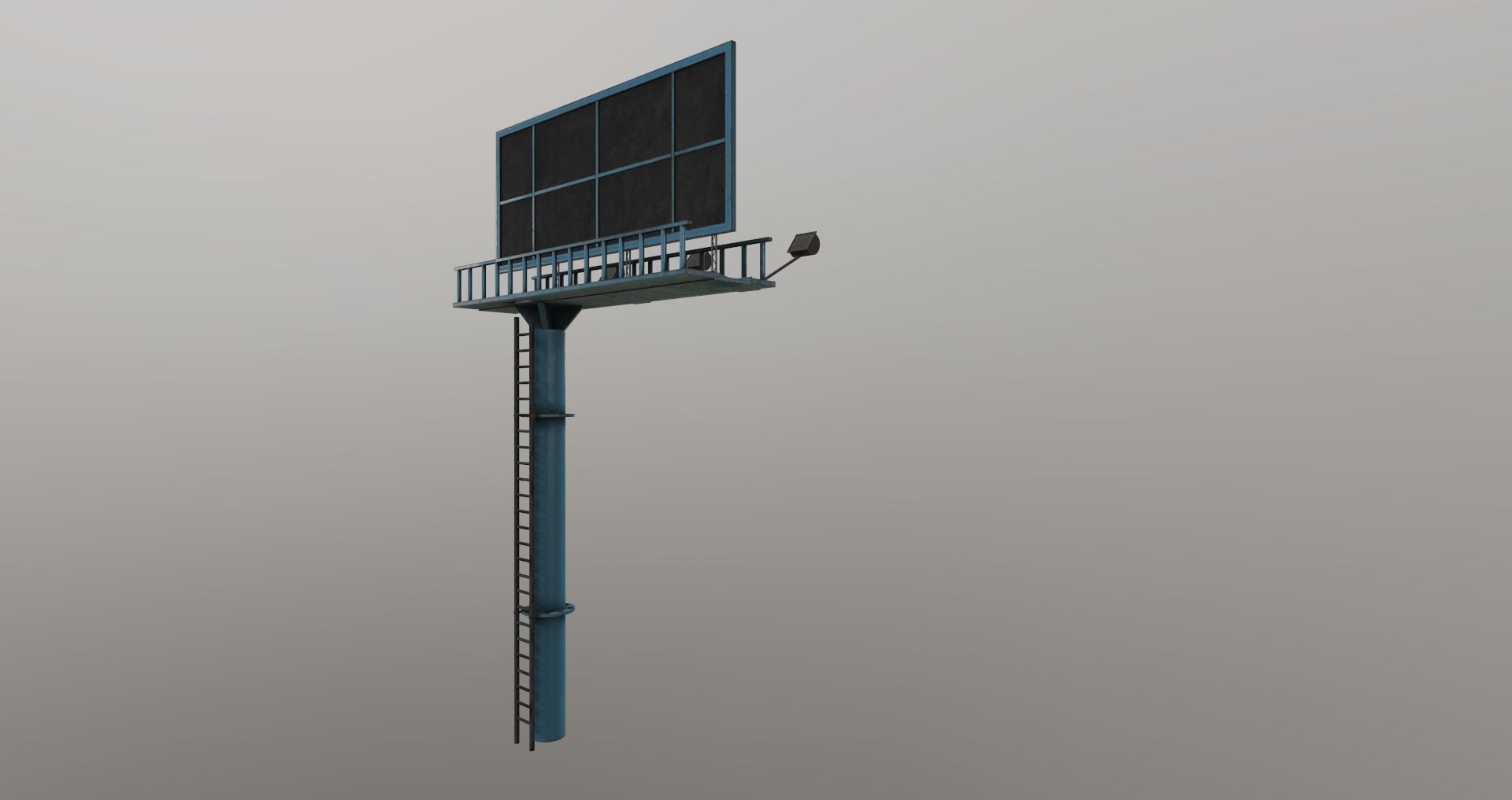 Low-Poly Train Bridge Pack Low-poly 3D model_14