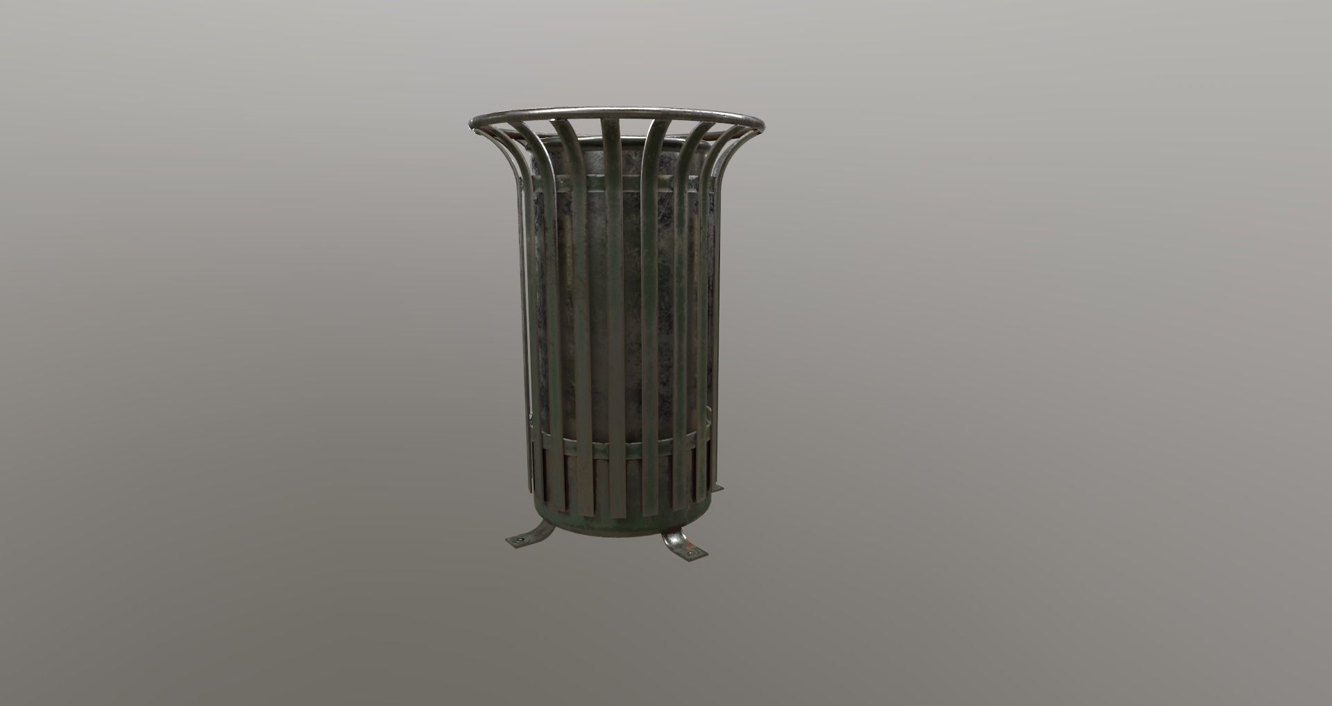 Low-Poly Train Bridge Pack Low-poly 3D model_43