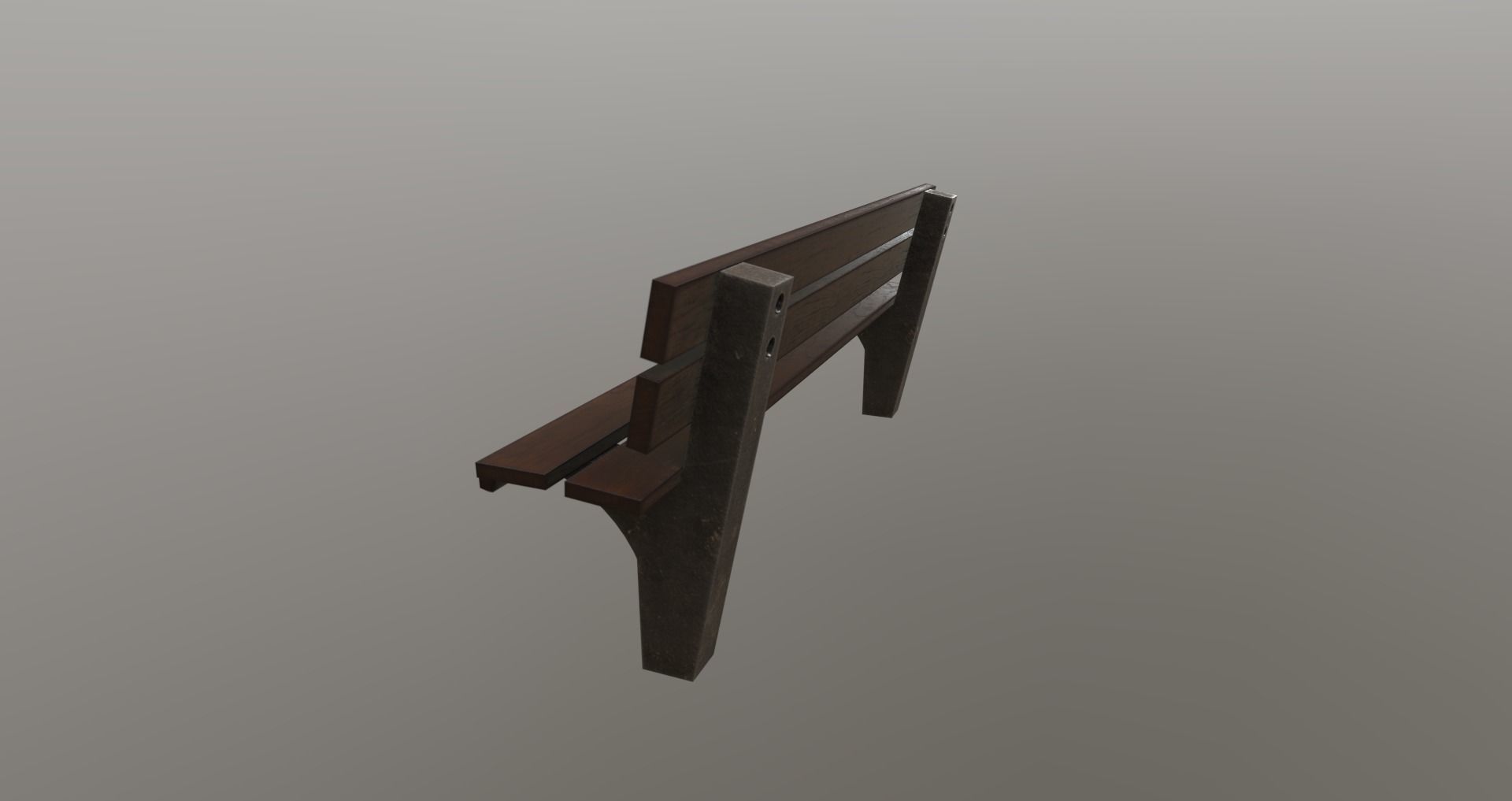 Low-Poly Train Bridge Pack Low-poly 3D model_7