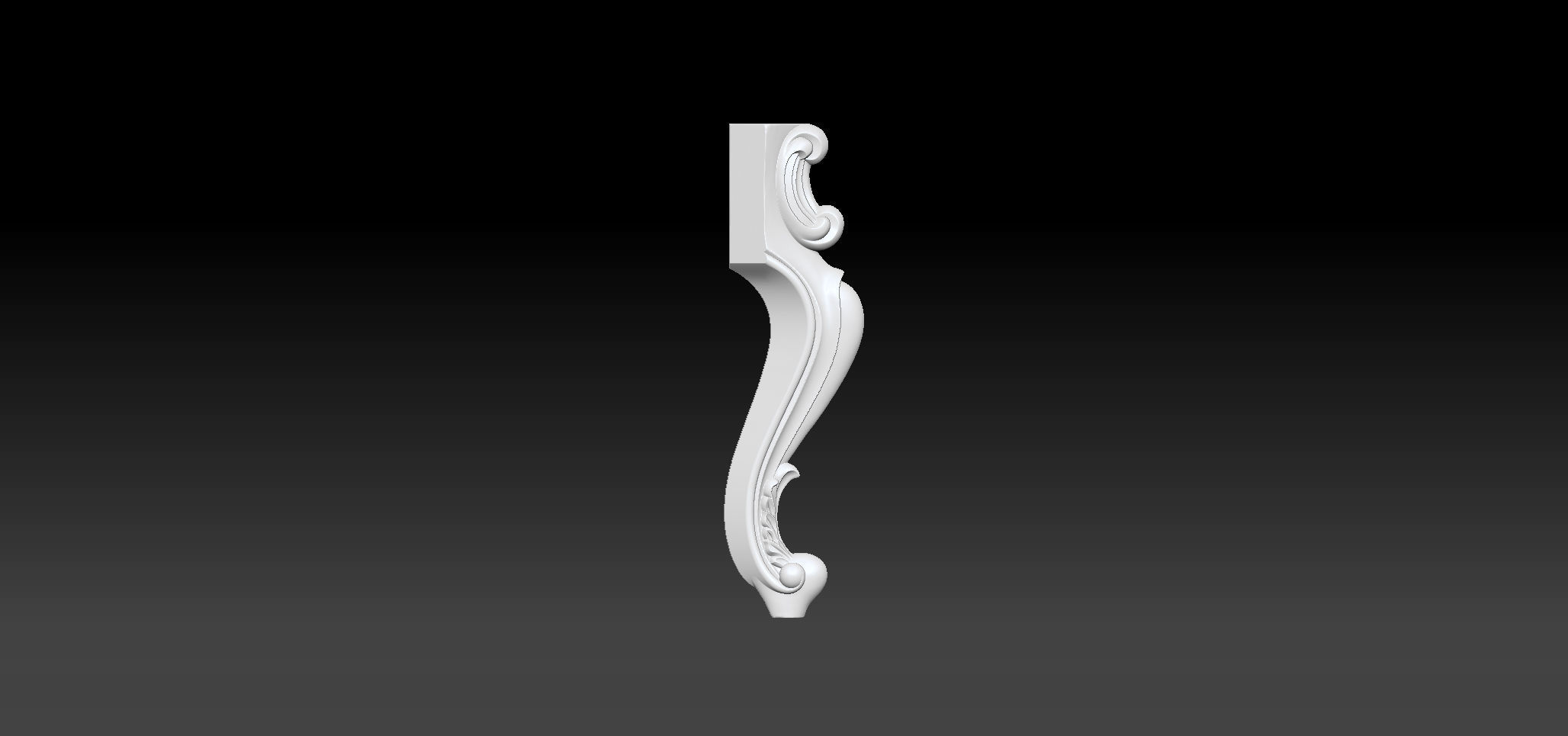Furniture Legs 3d STL Model Relief for CNC set 015 3D print model_14