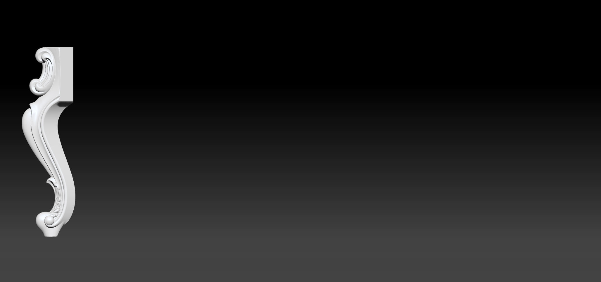 Furniture Legs 3d STL Model Relief for CNC set 015 3D print model_10