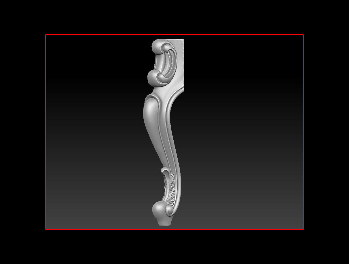 Furniture Legs 3d STL Model Relief for CNC set 015 3D print model_22