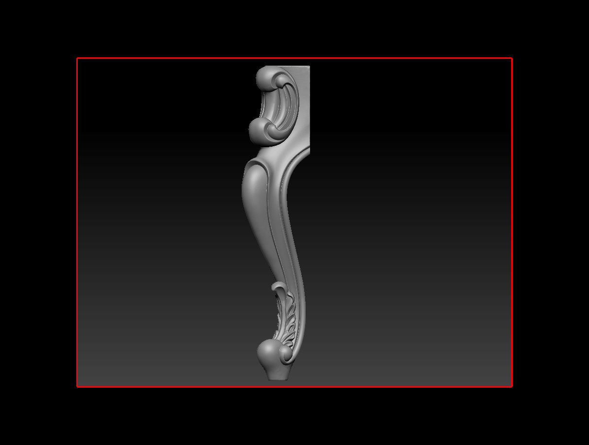 Furniture Legs 3d STL Model Relief for CNC set 015 3D print model_28