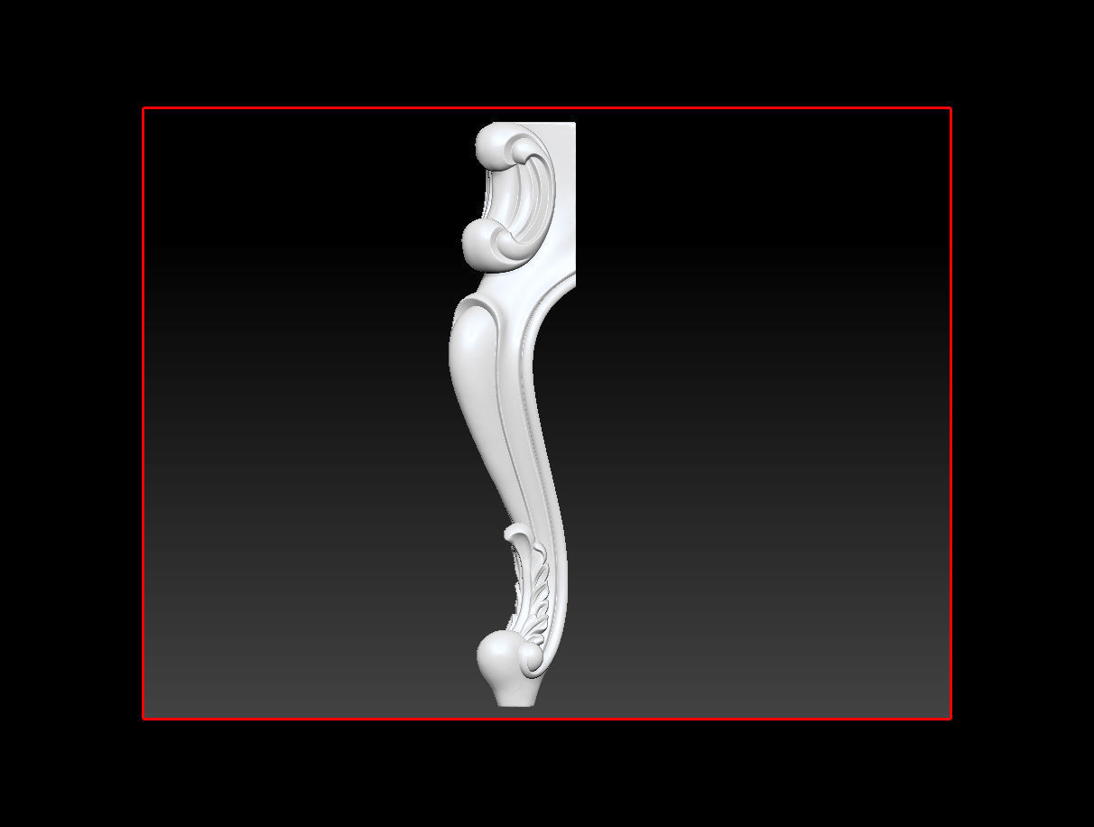 Furniture Legs 3d STL Model Relief for CNC set 015 3D print model_20
