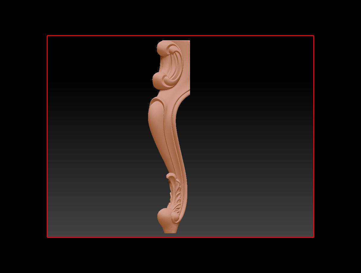 Furniture Legs 3d STL Model Relief for CNC set 015 3D print model_21
