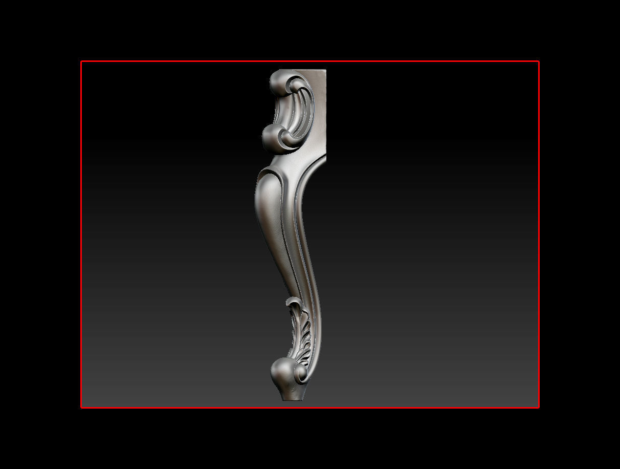 Furniture Legs 3d STL Model Relief for CNC set 015 3D print model_26