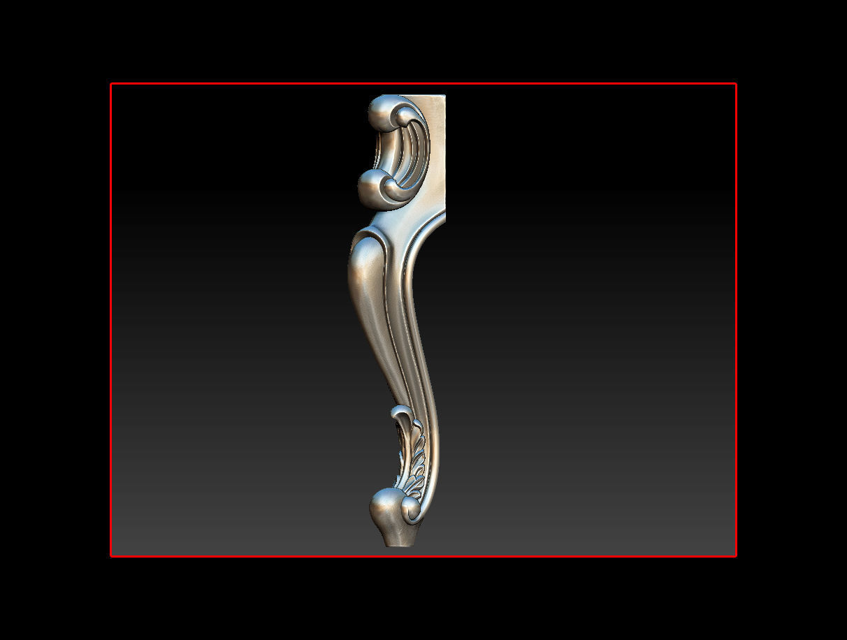 Furniture Legs 3d STL Model Relief for CNC set 015 3D print model_29