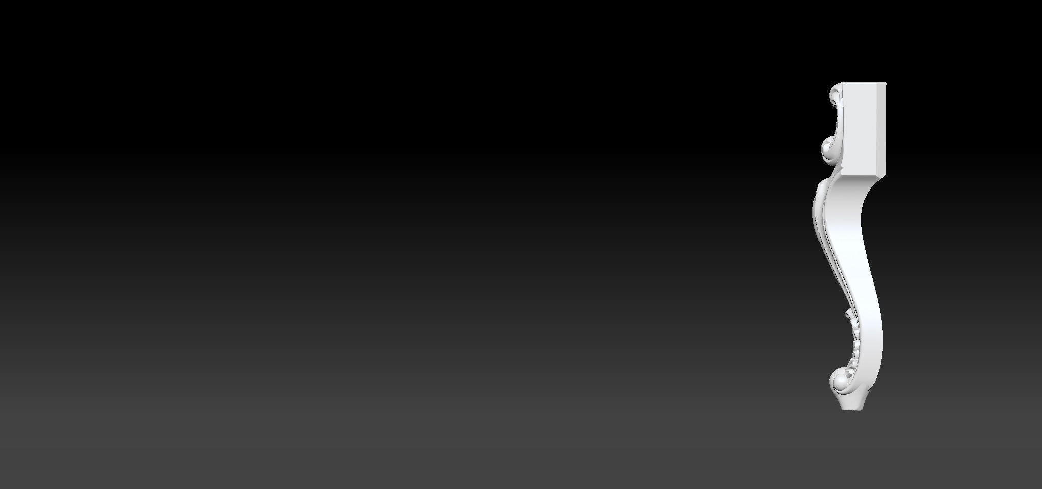 Furniture Legs 3d STL Model Relief for CNC set 015 3D print model_17