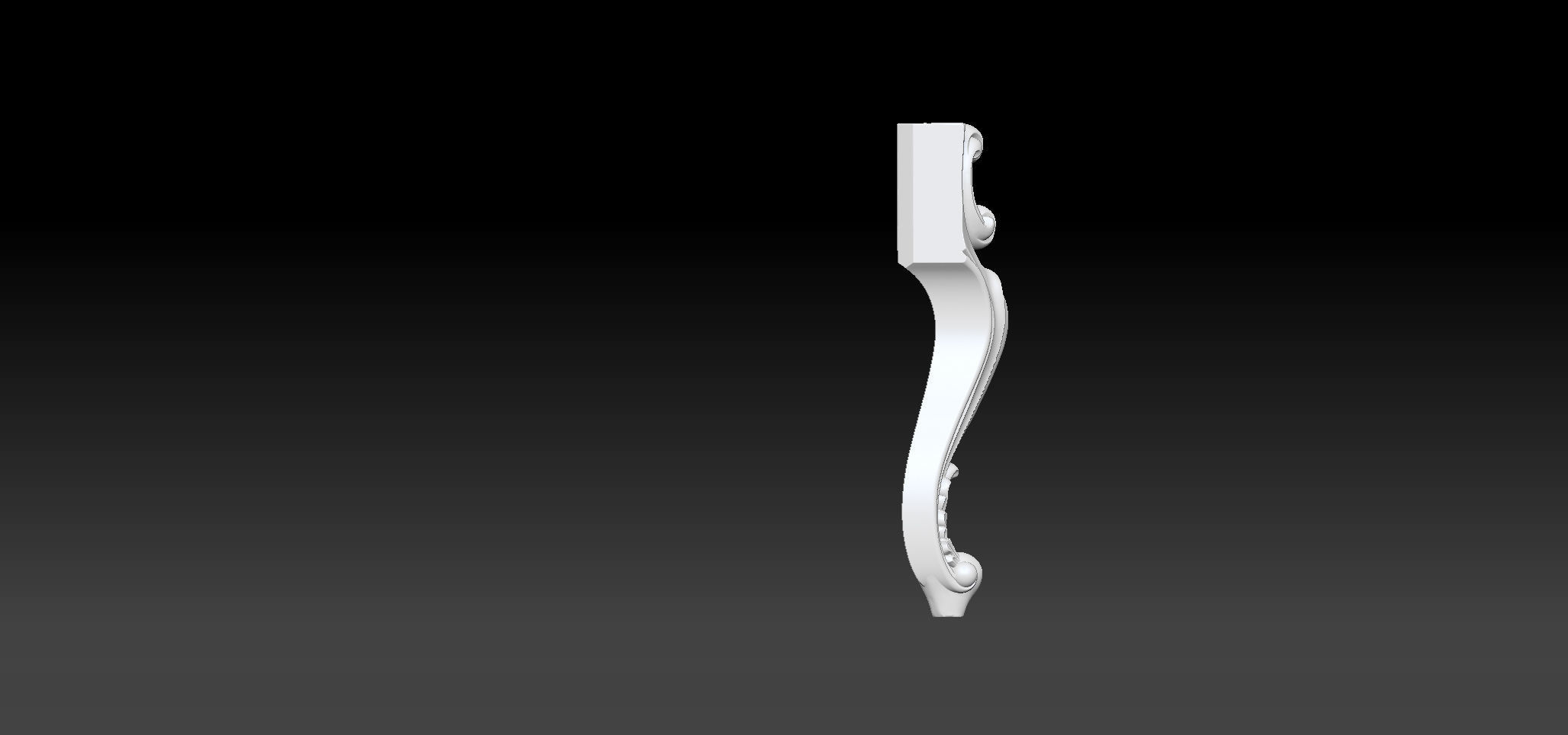 Furniture Legs 3d STL Model Relief for CNC set 015 3D print model_15